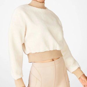 Malia Polar Fleece Pullover - Tusk/Ivory - XS